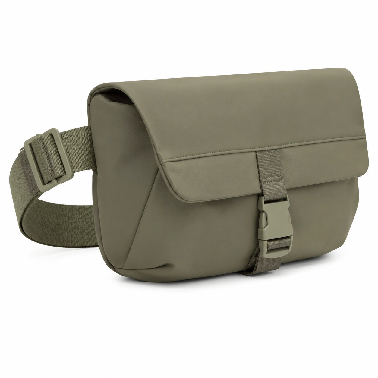 Gürteltasche 28 × 8 × 17 cm aus Textil Olivgrün mit verstellbarem Gurt